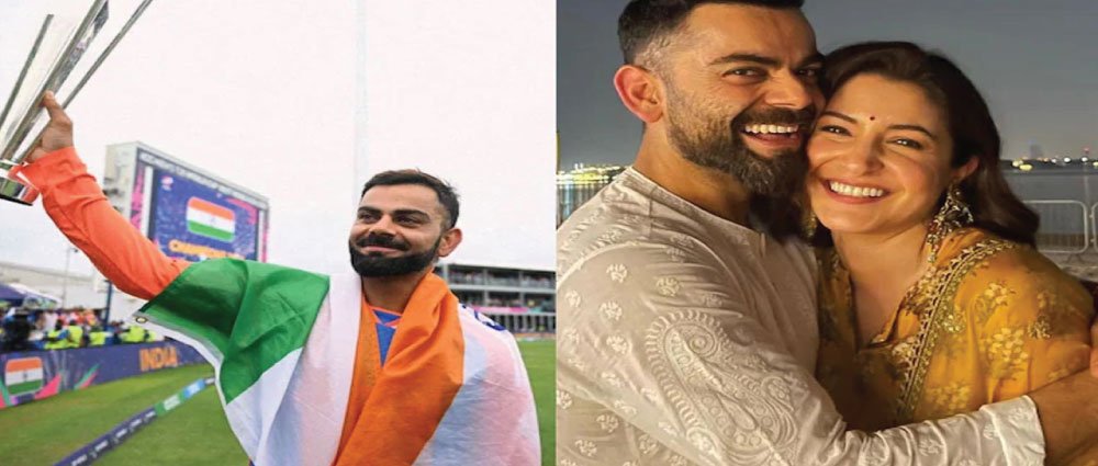 বিশ্বকাপ জয়ের পর আনুশকাকে নিয়ে আবেগঘন বার্তা কোহলির Kohli's