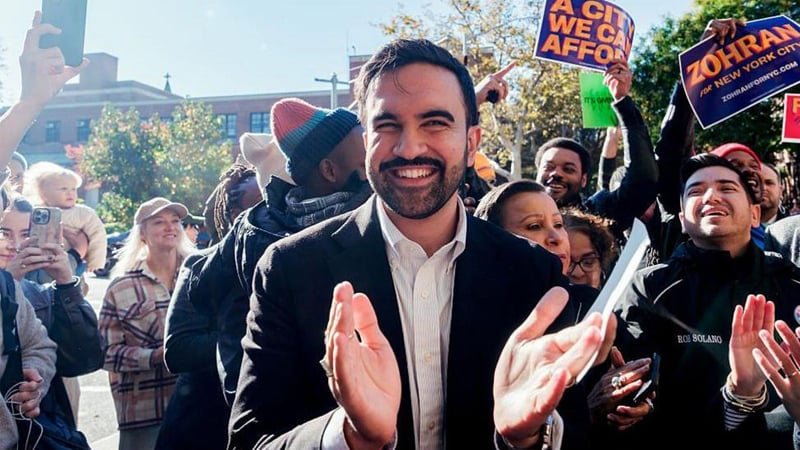 ডেমোক্র্যাটিক সোশ্যালিস্ট জোহরান মামদানির জয়; নিউইয়র্কে প্রথম মুসলিম মেয়র